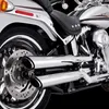 Vance Hines 3in Twin Slash PCX Slip On Muffler Exhaust Tail Pipe Chrome