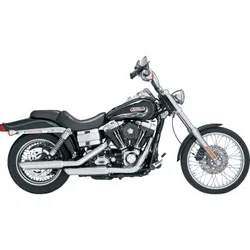 Vance Hines 3in Twin Slash PCX Slip On Muffler Exhaust Tail Pipe Chrome