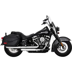 Vance Hines 3in Twin Slash PCX Slip On Muffler Exhaust Tail Pipe Chrome