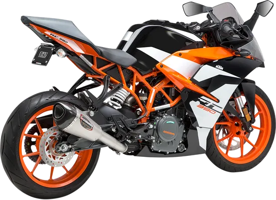 Yosh Alpha T Street Slip On SS Exhaust Pipe Works KTM 390Duke 390RC