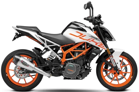 Yosh Alpha T Street Slip On SS Exhaust Pipe Works KTM 390Duke 390RC