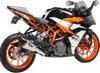 Yosh Alpha T Street Slip On SS Exhaust Pipe Works KTM 390Duke 390RC