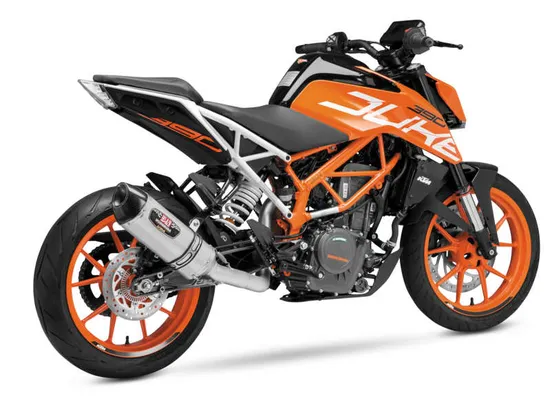 Yosh R-77 Race 3/4 Slip On SS Exhaust Pipe Works KTM 390 Duke 390 RC