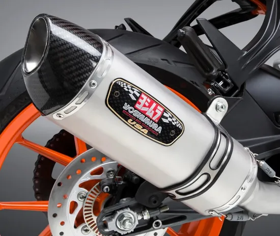 Yosh R-77 Race 3/4 Slip On SS Exhaust Pipe Works KTM 390 Duke 390 RC