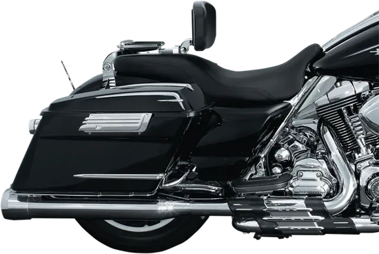 Kuryakyn Multi-Purpose Driver Passenger Backrest Luggage Rack Chrome