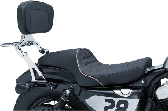 Kuryakyn Multi-Purpose Driver Passenger Backrest Luggage Rack Chrome