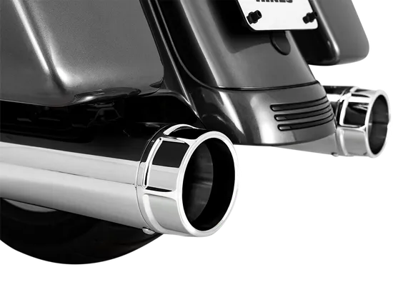 Vance Hines 4.5in Torquer 450 Slip On Muffler Exhaust Tail Pipe Chrome