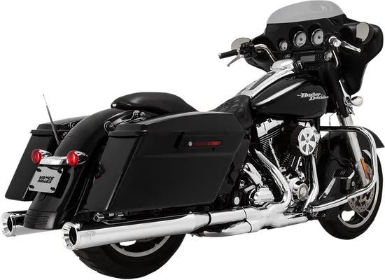 Vance Hines Chrome Inverted 4in Eliminator Slip On Muffler