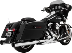 Vance Hines Chrome w Black Inverted 4in Eliminator Slip On Muffler