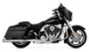 Vance Hines Chrome w Black Inverted 4in Eliminator Slip On Muffler