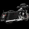 Vance Hines Chrome Black Inverted 4in Eliminator Slip On Muffler