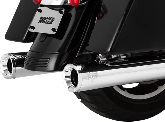 Vance Hines Chrome Inverted 4in Eliminator Slip On Muffler