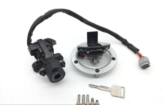 Lockset Ignition Trunk Tank Gas Cap Key 2009 Suzuki GSXR1000 1855