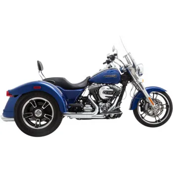 Vance Hines Twin Slash 3in Slip On Muffler Exhaust Pipe Chrome