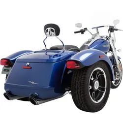 Vance Hines Twin Slash 3in Slip On Muffler Exhaust Pipe Chrome