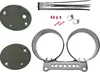Harddrive Chrome Dual Speedo Tachometer Gauge Mount Bracket Kit