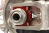 Works Red Aluminum Elite Axle Block Pair
