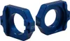 Works Blue Aluminum Elite Axle Block Pair