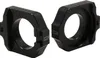 Works Black Aluminum Elite Axle Block Pair