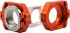 Works Orange Aluminum Elite Axle Block Pair