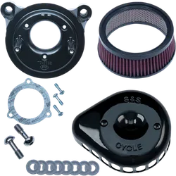 S&S Black Teardrop Stealth Air Cleaner Kit