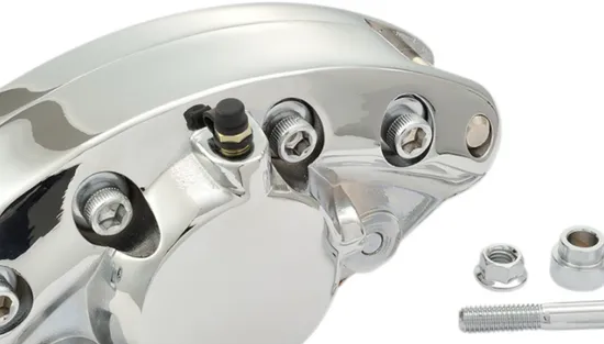DS Chrome Front Brake Caliper Single Disc 1