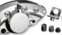 DS Chrome Rear Brake Caliper Single Disc