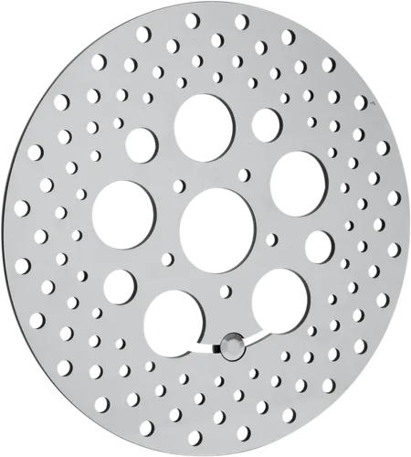 DS 11.8 Front Brake Rotor Disc Drilled Polished Stainless Steel
