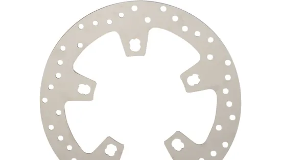 DS 11.8 Front Brake Rotor Disc Drilled Polished Stainless Steel