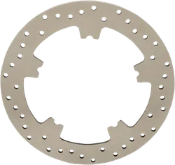 DS 10 Front Brake Rotor Disc Drilled Stainless Steel