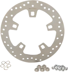 DS 11.5 Chrome Front Fixed Brake Rotor wo ABS