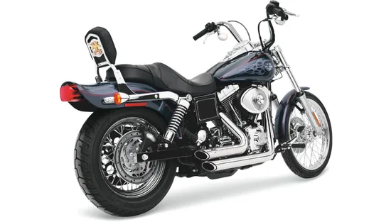 Vance Hines Shortshots Staggered Exhaust Pipe System Chrome