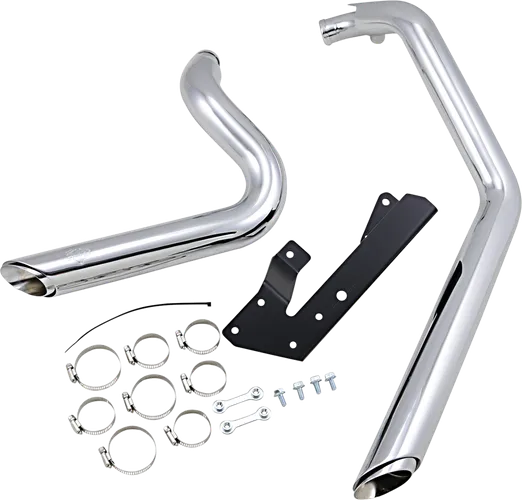 Vance Hines Shortshots Staggered Exhaust Pipe System Chrome