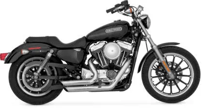 Vance Hines Shortshots Staggered Exhaust Pipe System Chrome