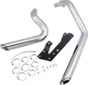 Vance Hines Shortshots Staggered Exhaust Pipe System Chrome