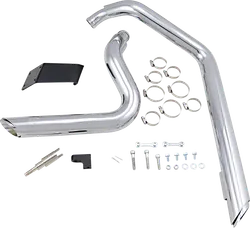 Vance Hines Shortshots Staggered Exhaust Pipe System Chrome