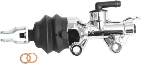 Chrome Rear Brake Master Cylinder Assembly 1