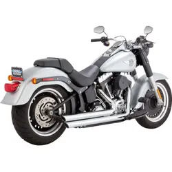Vance Hines Big Shots Staggered Exhaust Muffler System Chrome