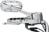 Kuryakyn Heavy Industry Side Mirrors Chrome w Chr Accent Pair