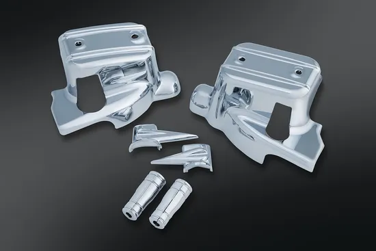 Kuryakyn Chrome Handlebar Control Master Cylinder Cover Kit