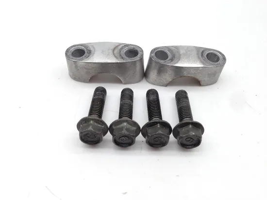 Handlebar Handle Bar Mount Clamps 7/8 2001 Yamaha Kodiak 400 YFM400FA 4x4 1895A