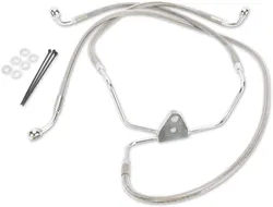 DS Oversized +10 Braided Stainless Steel Front Brake Line