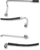 DS Black Vinyl Stainless Steel Rear Brake Line