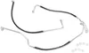DS Black Vinyl Stainless Steel Rear Brake Line