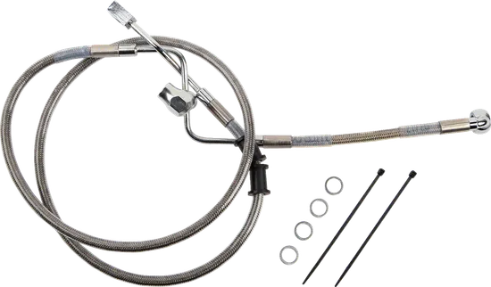 DS Stainless Steel Rear Brake Line Kit w Master Cylinder to ABS