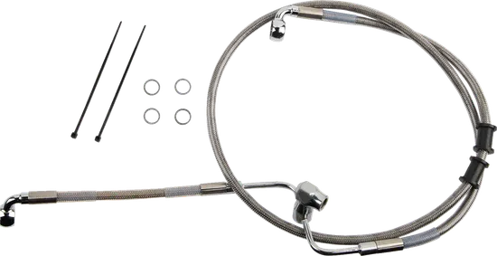 DS Stainless Steel Rear Brake Line Kit w non ABS 2