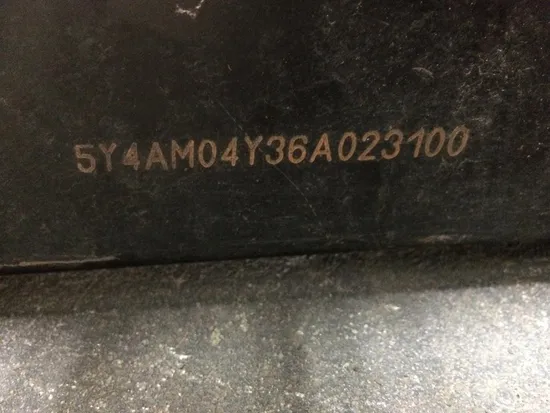 Frame Chassis BOS From 660 Rhino 2006 Yamaha x