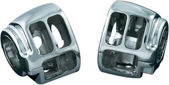 Kuryakyn Chrome Handlebar Switch Box Housing Cover Kit