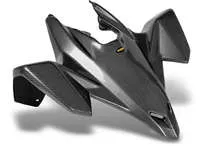 Maier Black Carbon Polyethylene Racing Front Fender Fairing Guard