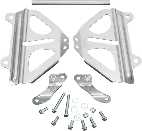 Works Silver Aluminum Radiator Brace Guard for Honda CRF150F R RB
